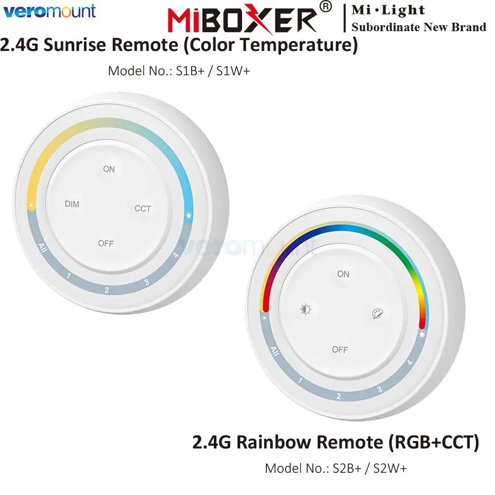MiBoxer κ  ġ, 4 , S1W, µ S2W, RGB, CCT, 2.4G ø   Ʈ Ʈѷ